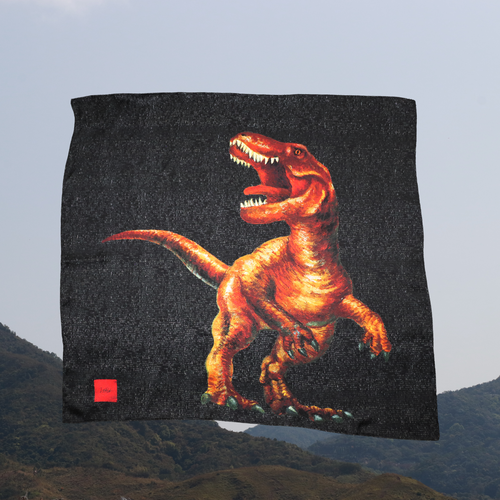 V.Stitch POWER-OF-TEXT Silk Satin Scarf