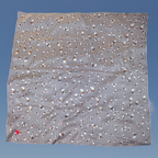 V. Stitch HIDE-AND-SEEK Silk Satin Scarf
