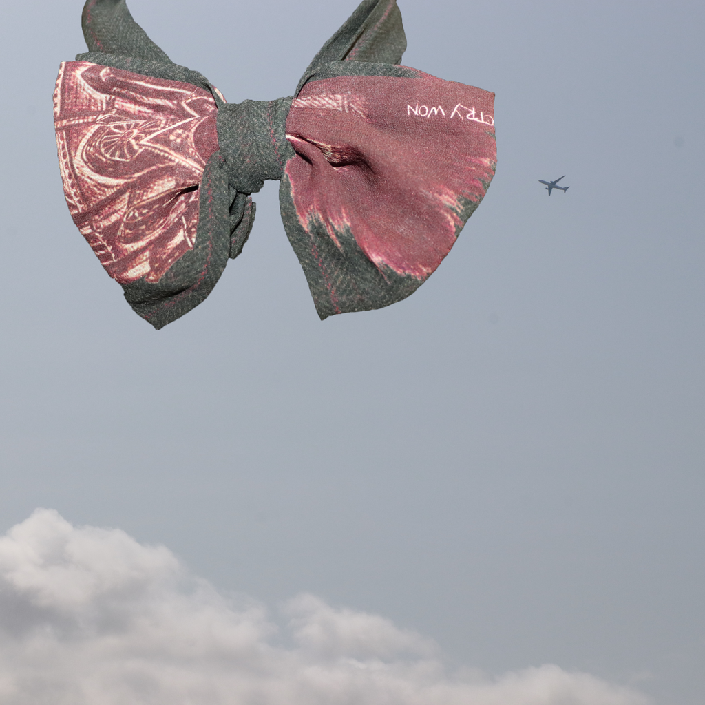 V.Stitch OPEN-MY-DOOR Silk Scarf