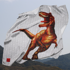 V.Stitch POWER-OF-TEXT Silk Satin Scarf