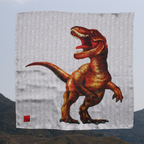 V.Stitch POWER-OF-TEXT Silk Satin Scarf