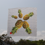 V.Stitch SPIN-ON-STUDD Silk Scarf