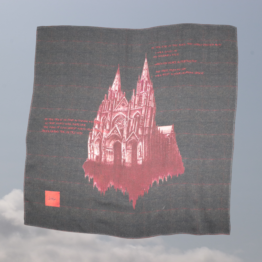 V.Stitch OPEN-MY-DOOR Silk Scarf