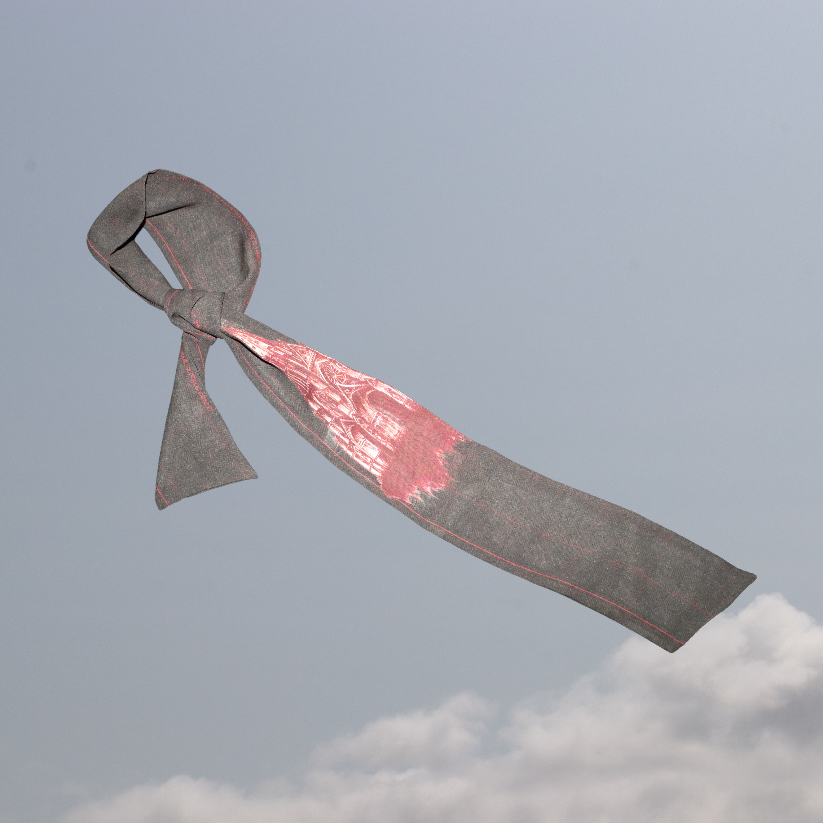 V.Stitch OPEN-MY-DOOR Silk Scarf
